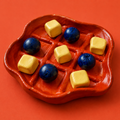 Waffle Tic Tac Toe - BLUEBERRIES AND BUTTER