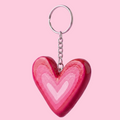 Cute Heart Ombre Keychain!!!!!!!